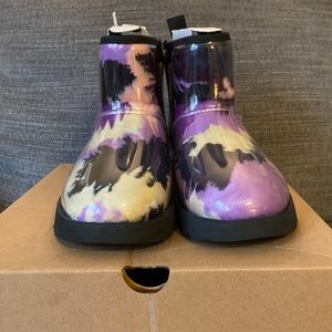 UGG mini clear tie dye boot